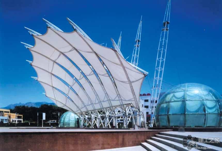 江北车棚膜结构网架