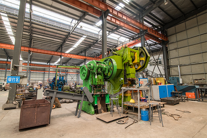 江北网架配件-锥头加工车间